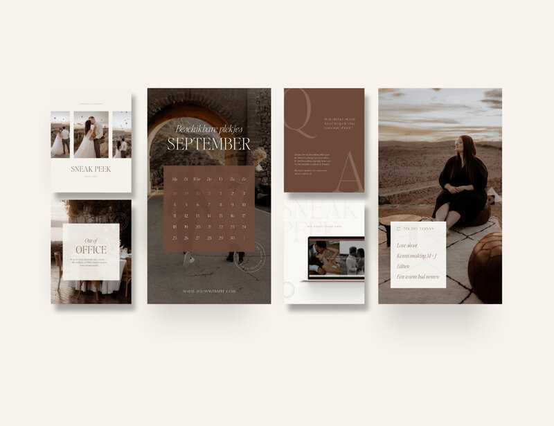 Luxe fotograaf Instagram templates Wild Willow 2