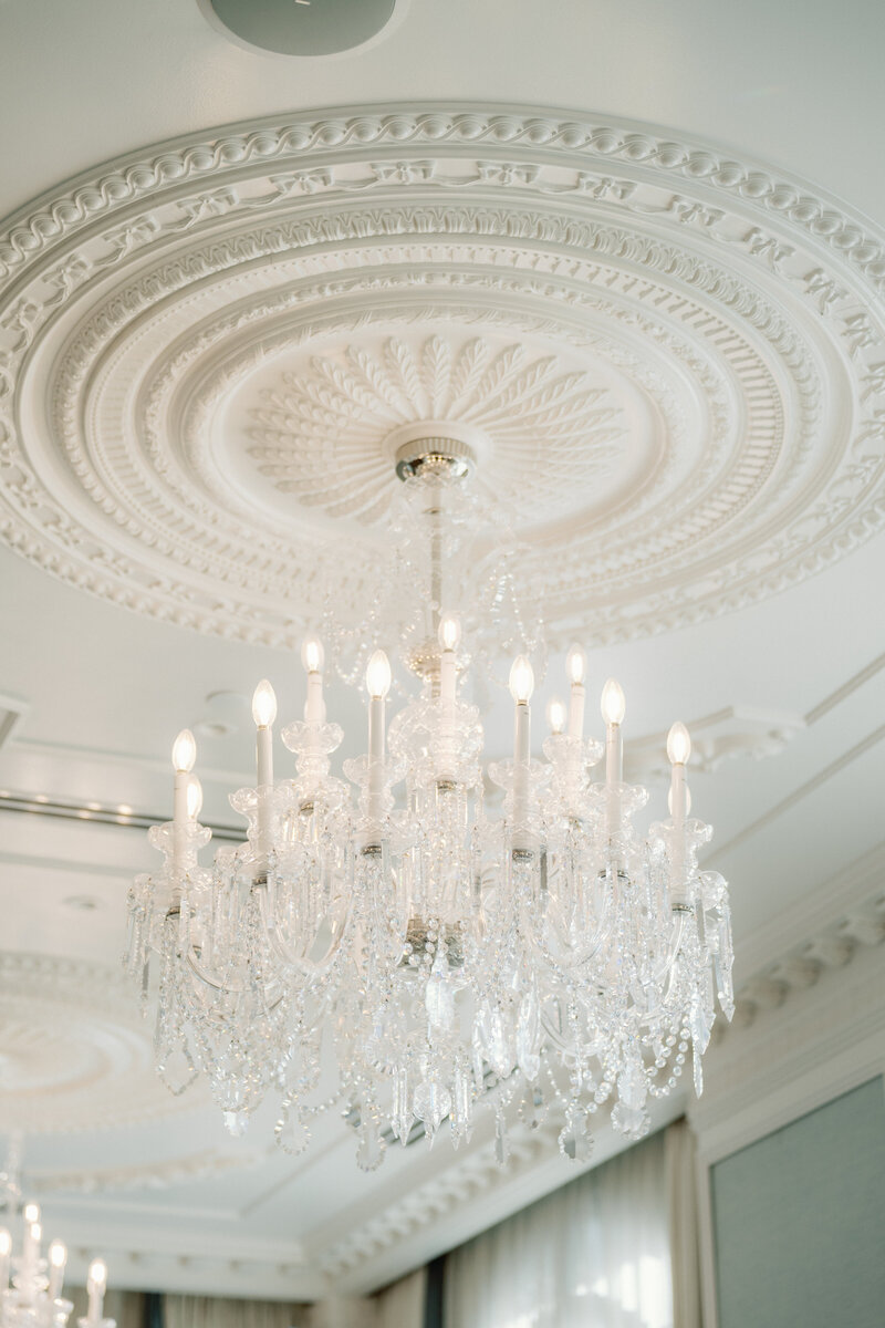Indiana_Michigan_Wedding Planner_Carmel Indiana_Hotel Carmichael_Editorial_Chandelier_Tapered Candles
