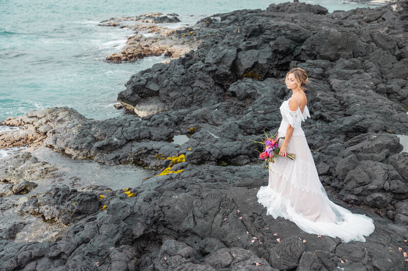 Big Island Wedding venue Package - Royal Kona Nohea Point ocean side