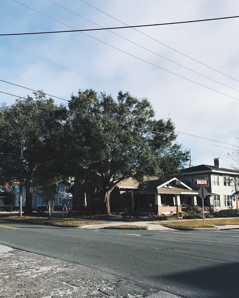The corner out Hillcrest St. and S. Missouri in Lakeland Florida