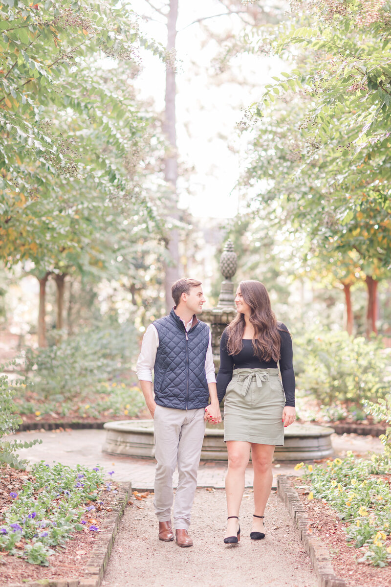 Jennifer B Photography-Bill & Shanin's Engagement Session-Sandhills Gardens and Pinrhurst NC-2020-0079