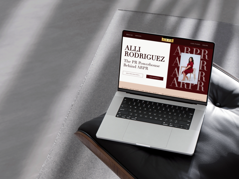 Premium Squarespace web design for beauty professional