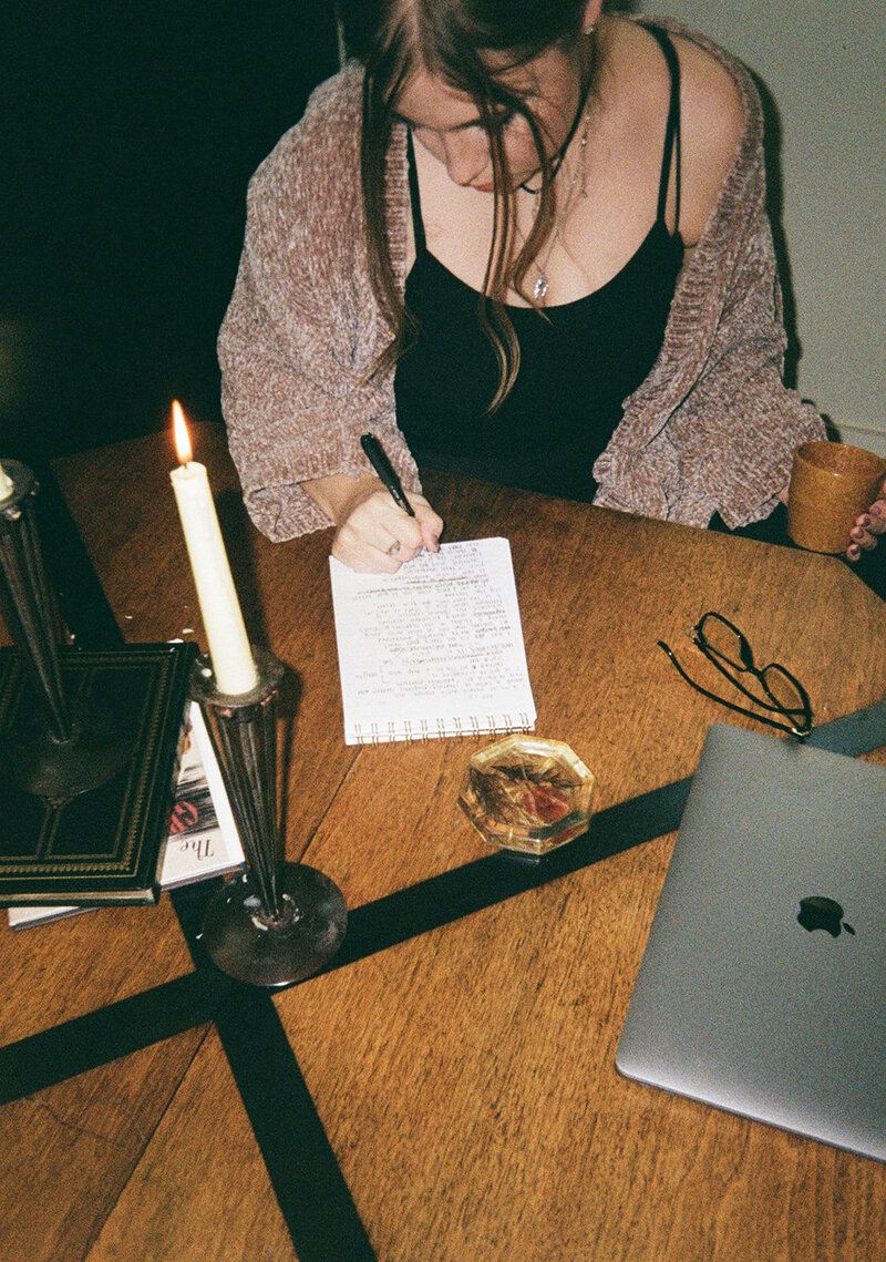 Writing outlines for my clients' blog drafts