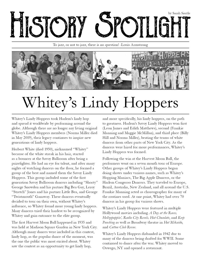 Whitey's Lindy Hoppers