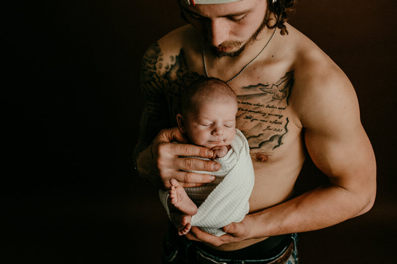 dad and baby