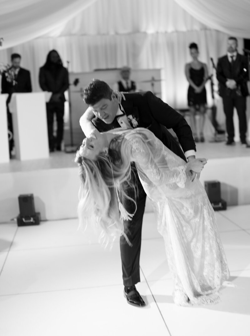 first dance Bride and groom portrait aspen wedding