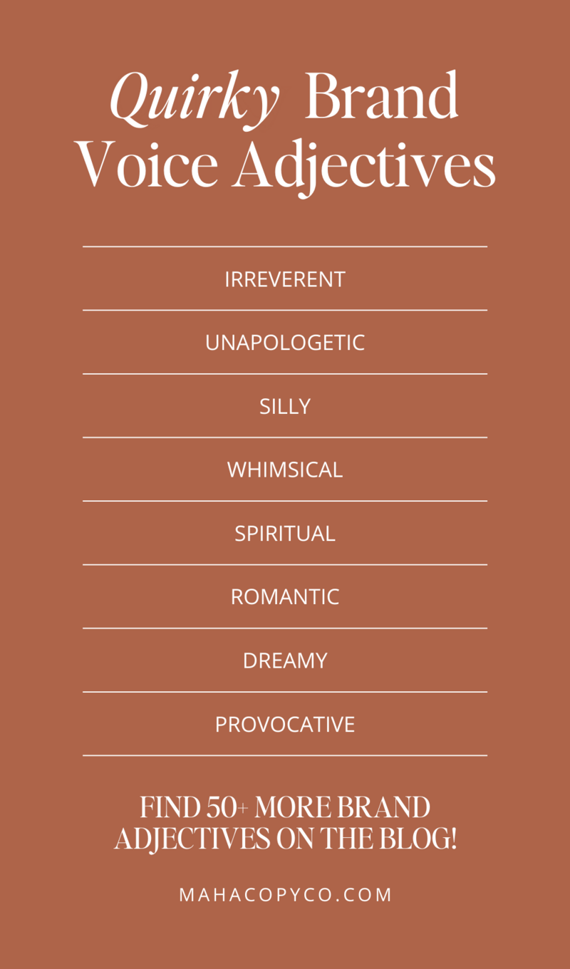 00407 60 Brand Voice Adjectives