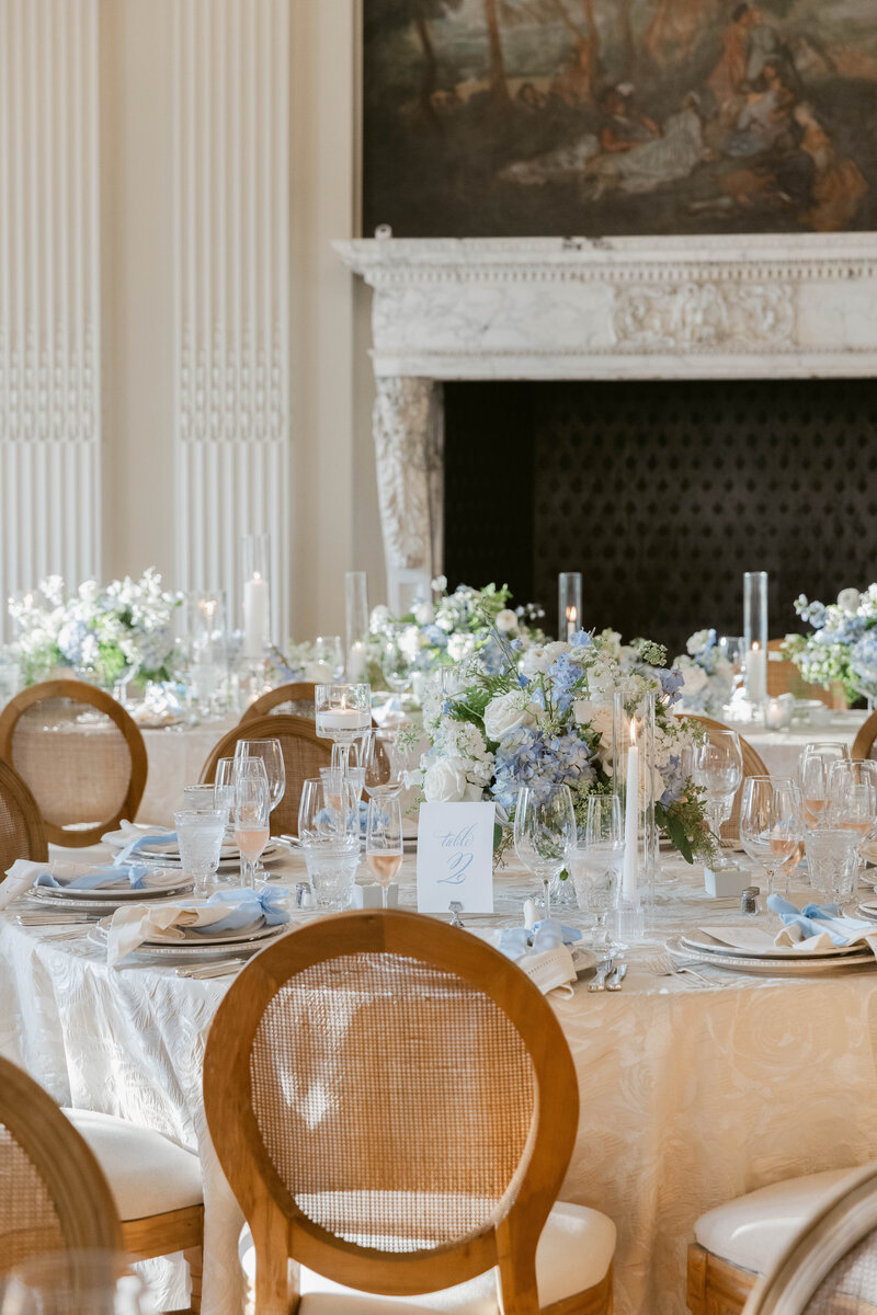 Luxury Newport Rhode Island wedding at Rosecliff Mansion by Gathered East