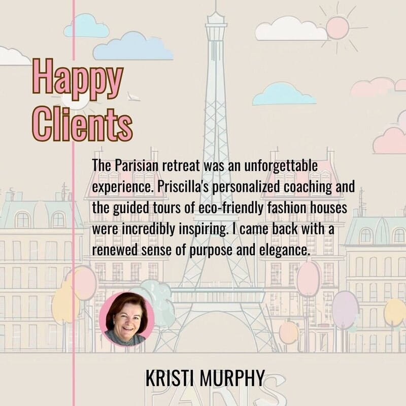 Success Story of Priscilla Dubois’ Eco-Conscious Fashion Coaching with Star of Paris Template