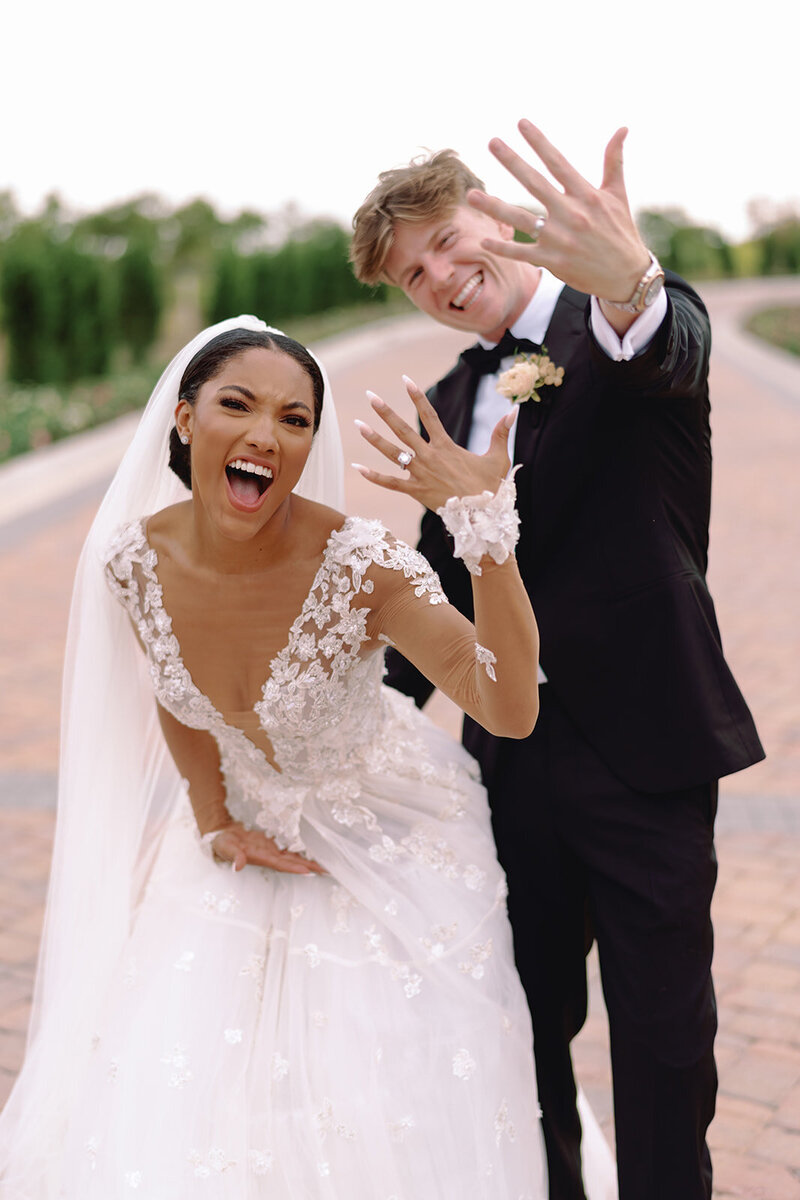 Modern and Magical Wedding for Olympian Power Couple