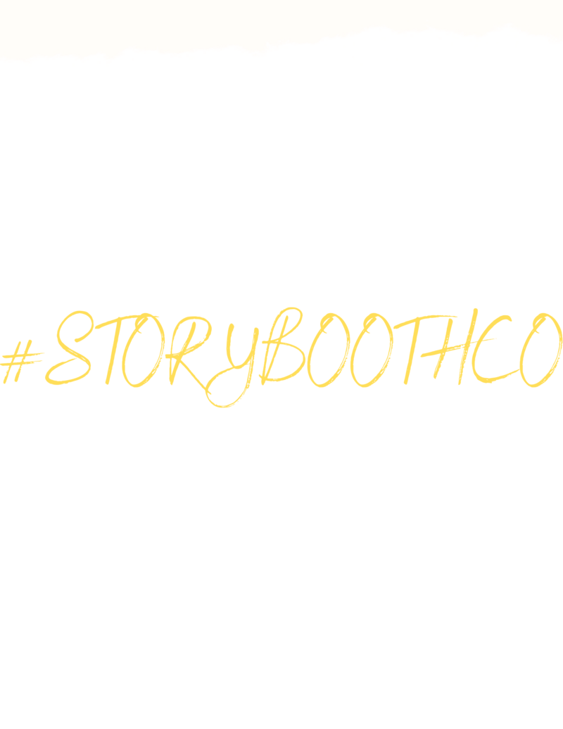 Story booth with props and digital sharing