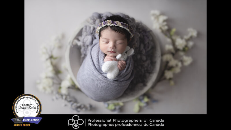 Meraki Photographic Creations -Award-winning newborn photography, recognized with PPOC Excellence & Judges' Choice 2024.
