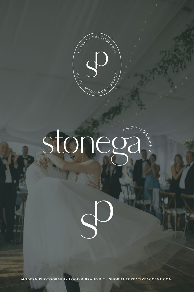 logo variations for stonega brand kit