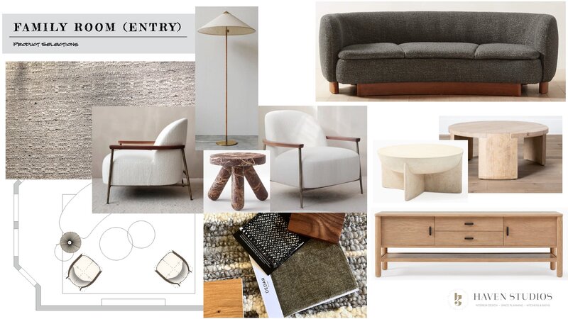 interior design selecting furniture