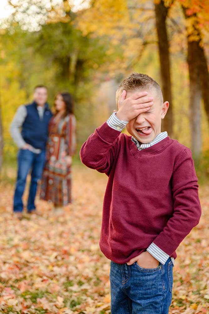 fall family photos - UT family photographer