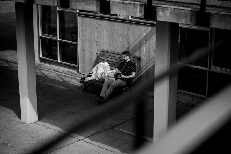 Couple au chalet du Mont Royal - Lac des castors - Photographe de Montréal