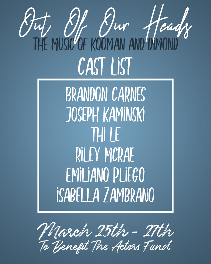 Out Of Our Heads Cast List Revised