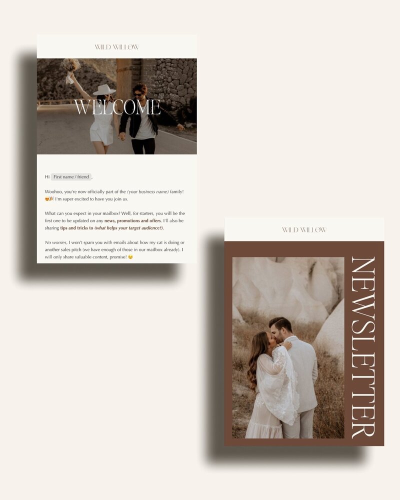 Luxury Flodesk templates for photographers 1