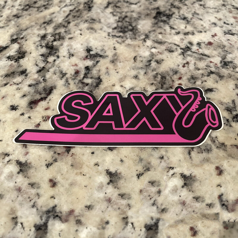 Saxy Sticker