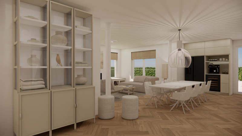 chalet banken ruimte