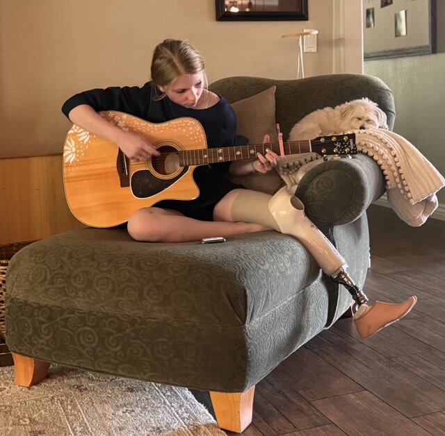 Close up of a child smiling