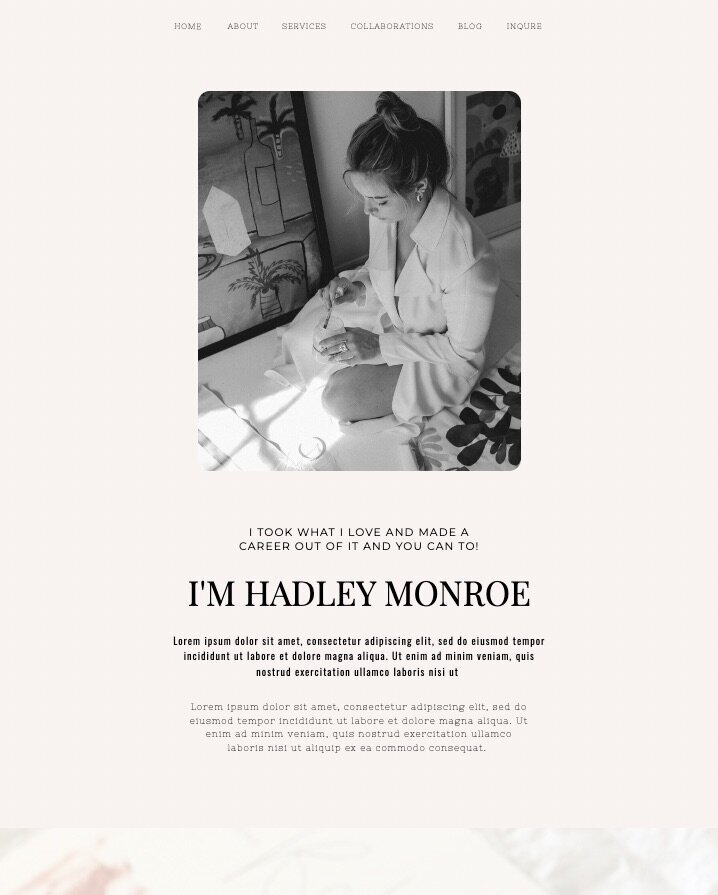 Hadley Website Template Gallery Image 3