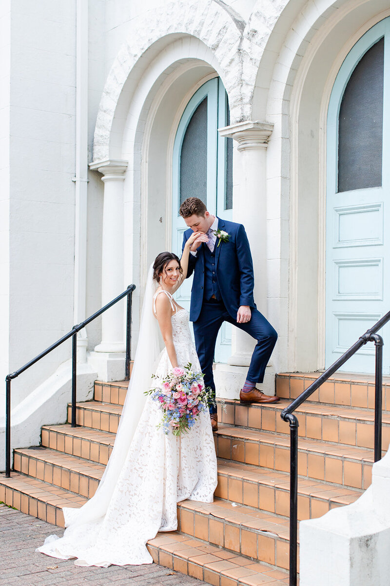 Vintage Church & Cannon Room Downtown Raleigh NC Wedding_Katelyn Shelley Photography (129)