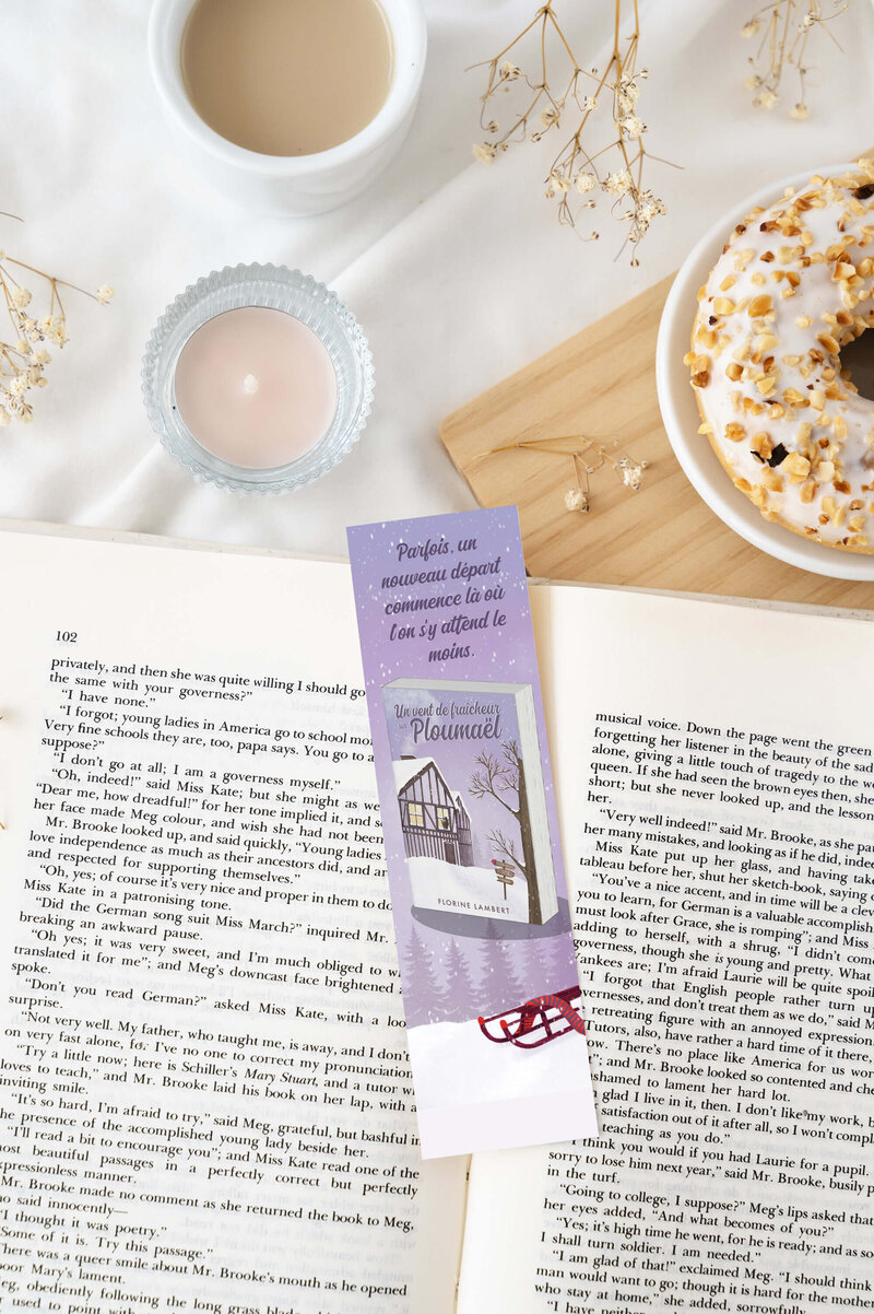 marque page couverture de livre