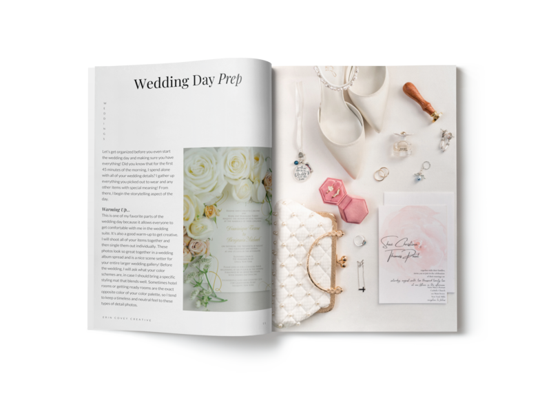iPad mockup for Wedding Day Timelines Guide