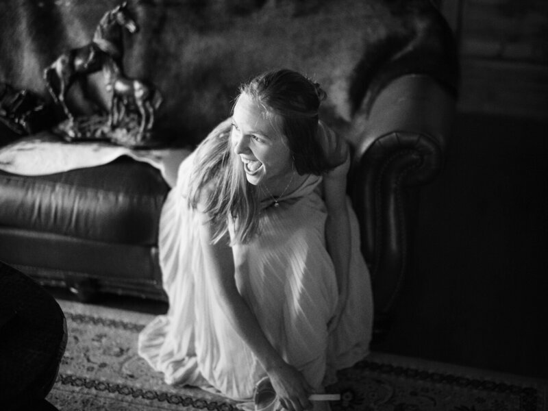 Bridesmaid gets read at the Cattle Barn, Cle Elum.