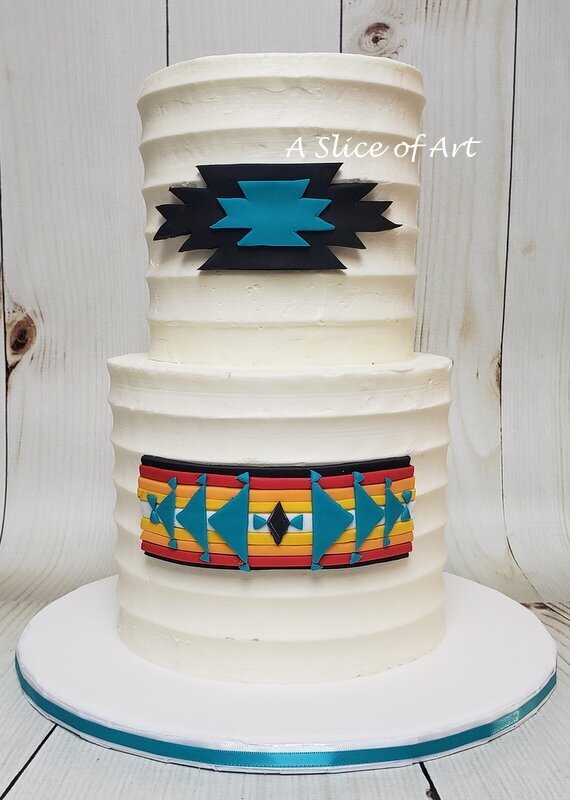 navajo wedding cake design