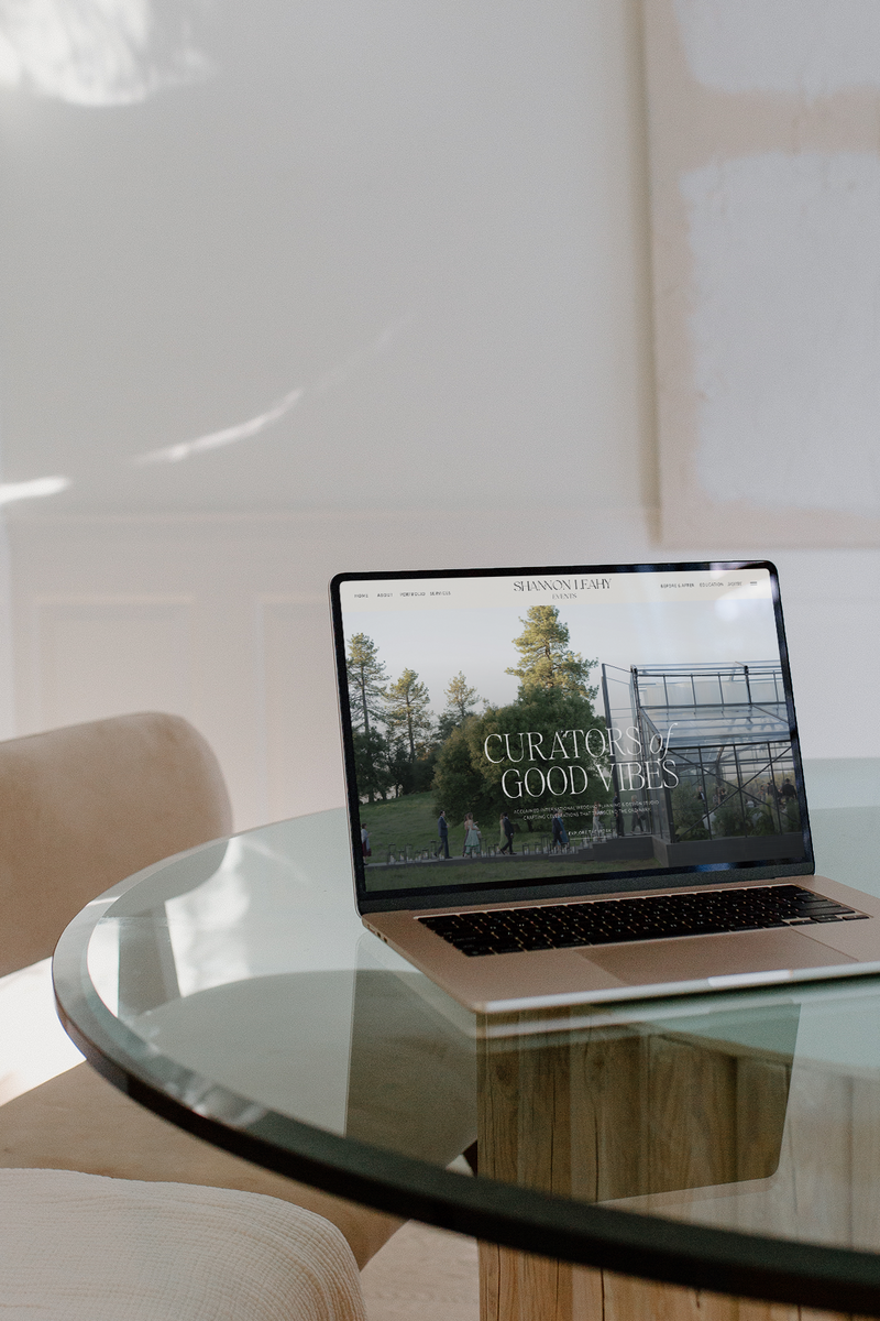 Showit website design for commercial construction company
