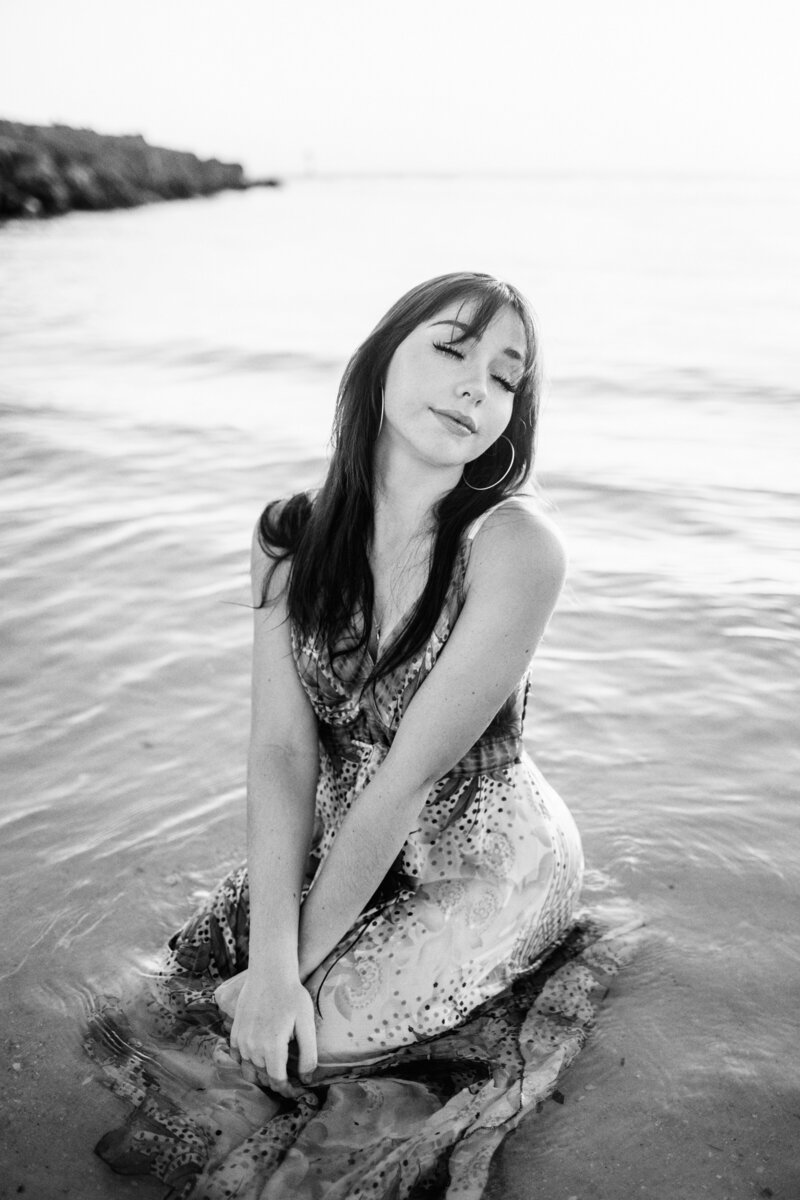 Senior Portrait At Naples Florida Beach