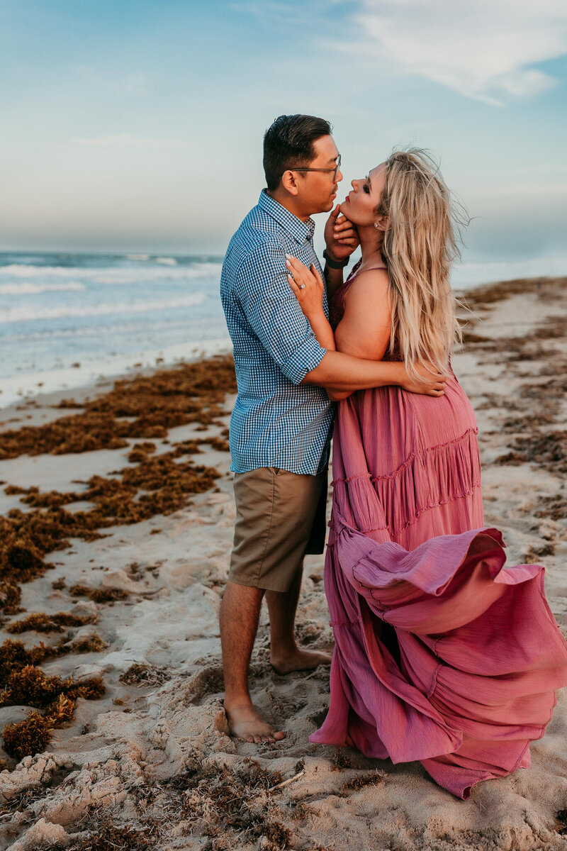 Couples session at Ormond beach with Orlando photographer