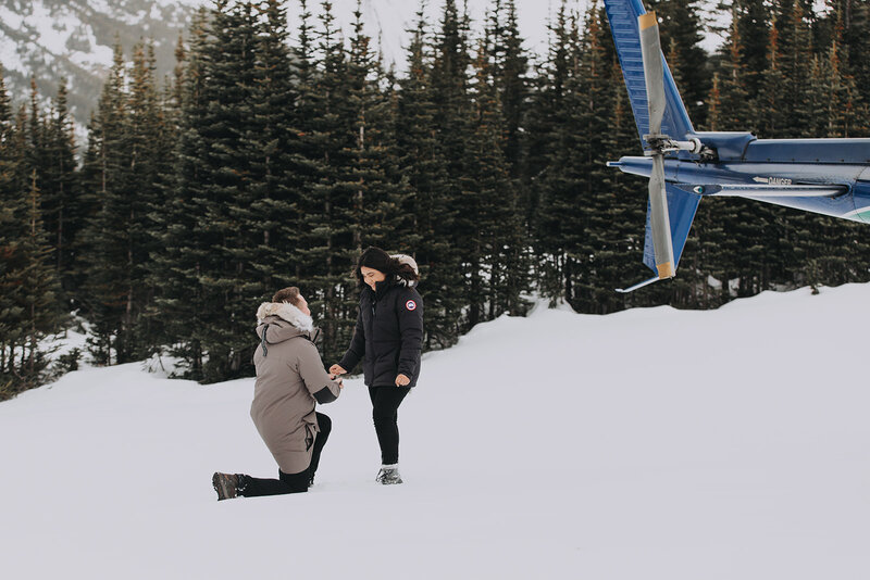 Surprise Proposal ideas - Banff helicopter proposal