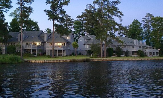 townhomes from water
