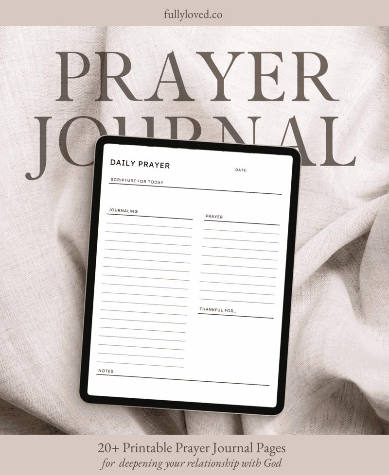 Daily Prayer Journal Digital Download
