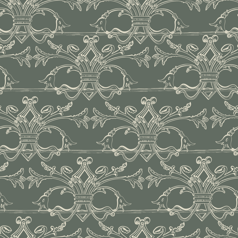 garden gate_garden gate - deep green