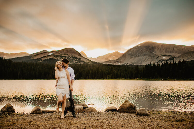 man and woman holding hands