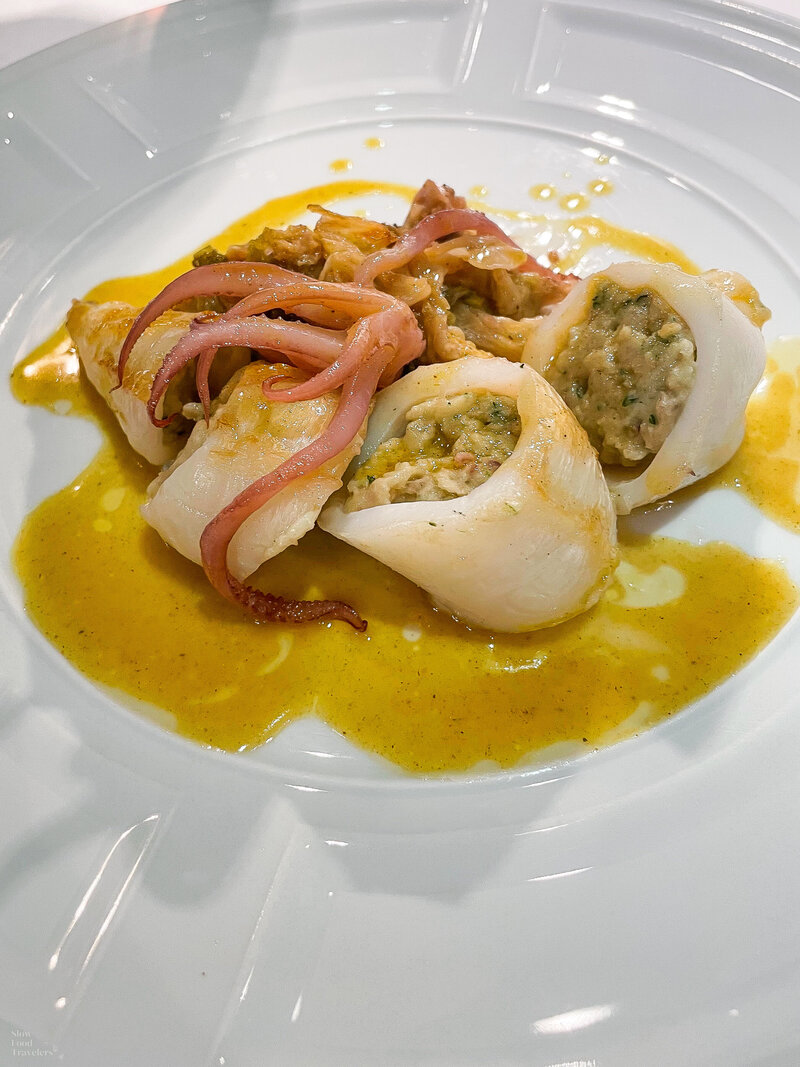 Stuff squid at Trattoria i Masenini in Verona, Italy