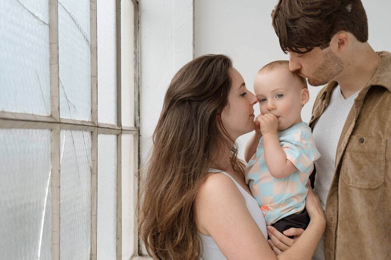 studio family photo poses for 3