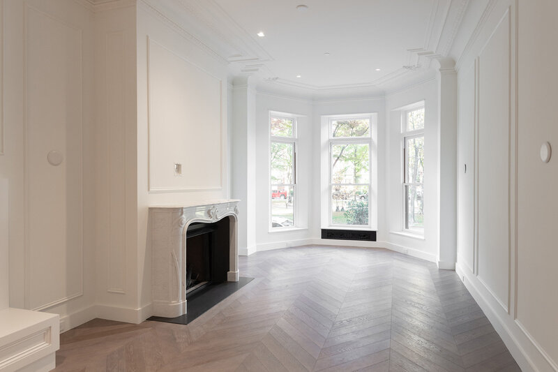 Duplex living facing Commonwealth Avenue for sale