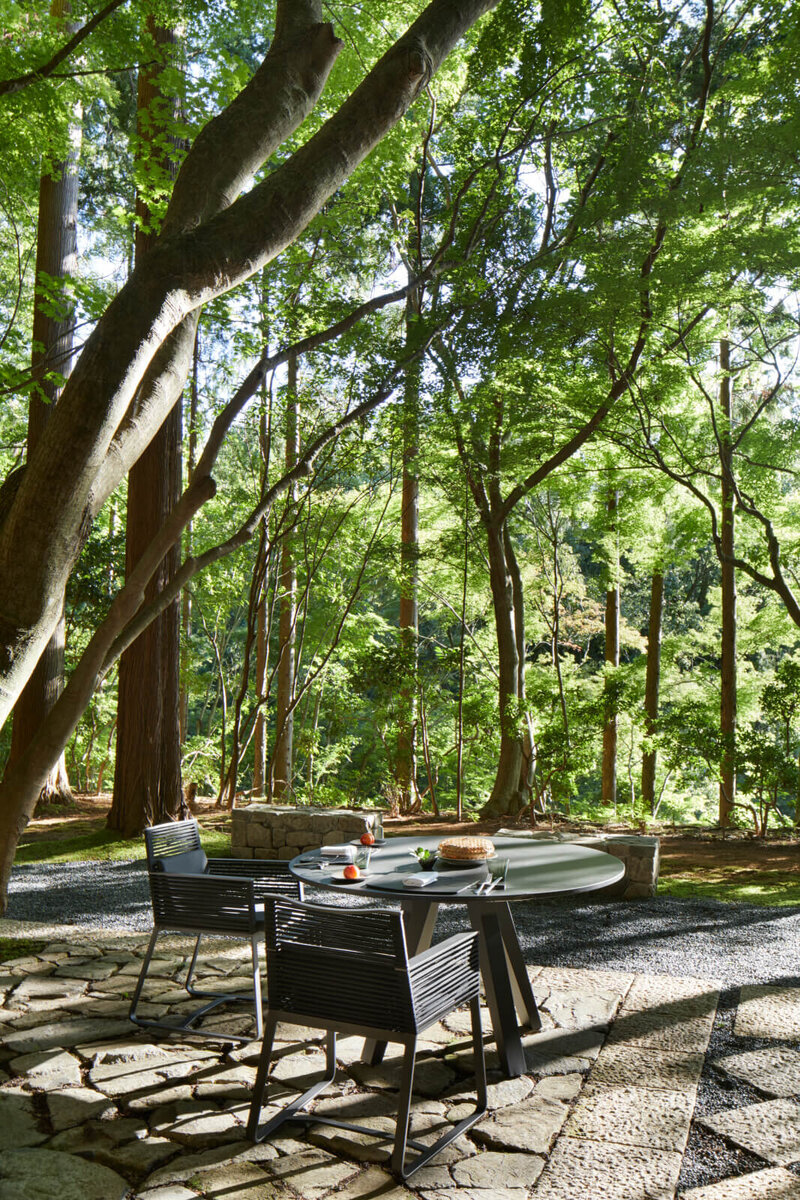 Aman Kyoto Japan - Zen Garden Dining