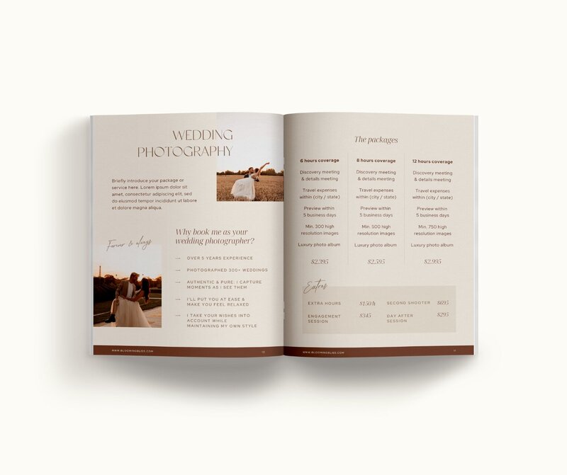 Canva minimal pricing guide for photographers Blooming Bliss 7