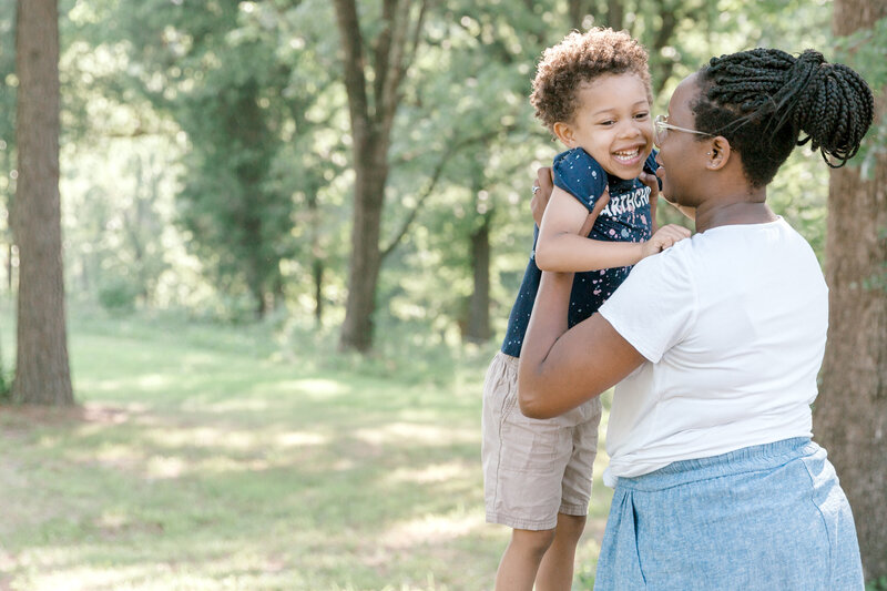 Dallas park family photos