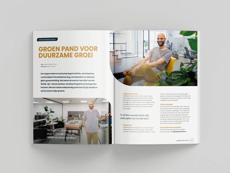 Studio Paoline Kruijssen - portfolio vormgeving - SnelStart Aangenaam Magazine - 113