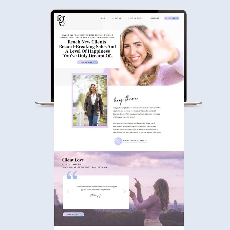 Explore Fiona's transformative somatic guidance and psychotherapy website on an iPad, meticulously crafted by a Showit Web Design specialist. Delve into the seamless blend of expertise and compassion that defines her online presence.