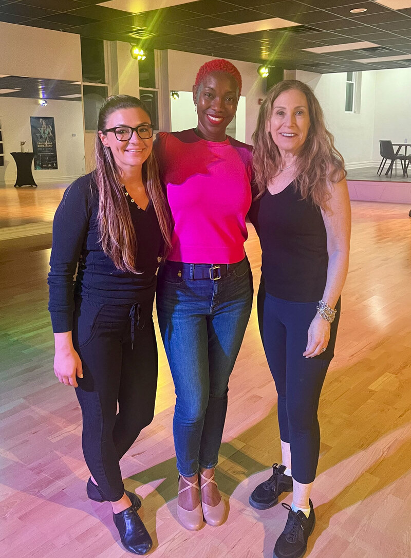 Nikisha King along side with her two friends in business