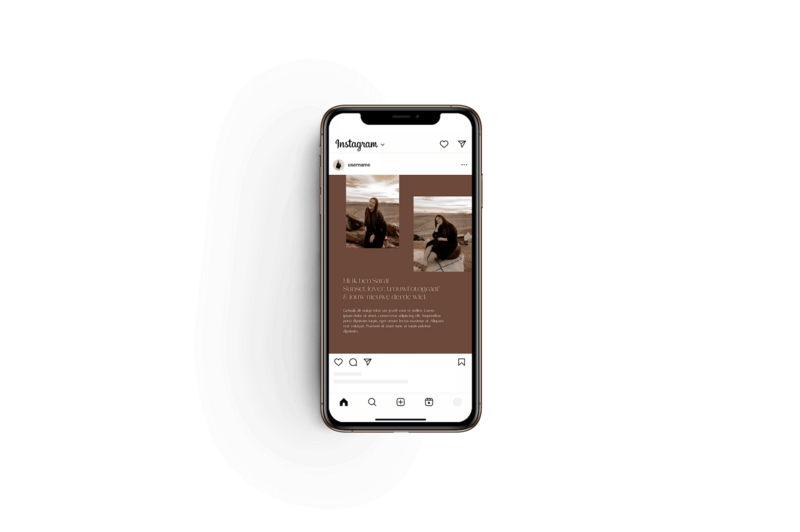 Luxe fotograaf Instagram post templates