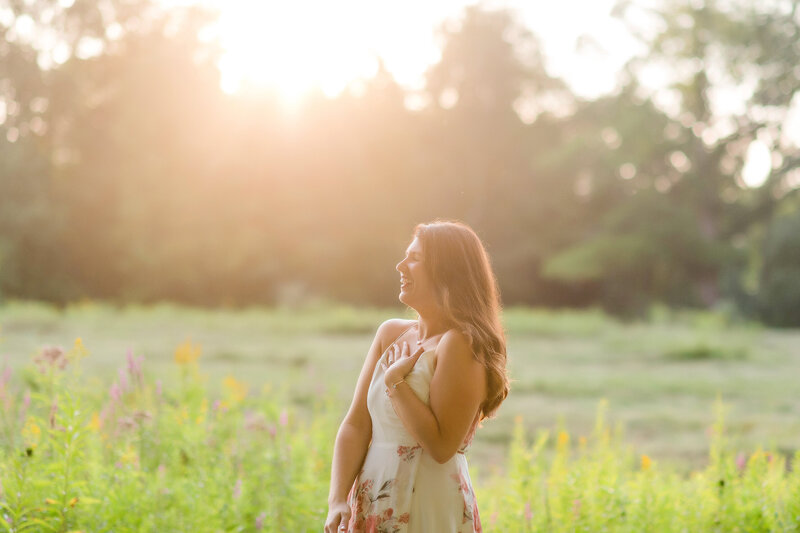 golden hour family portraits